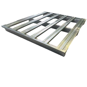 Fabriek Groothandel Hoge Laadcapaciteit <span class=keywords><strong>Transport</strong></span> Logistiek Lading Opslag Metalen Stalen Pallet Voor <span class=keywords><strong>Transport</strong></span> - Product Image 4