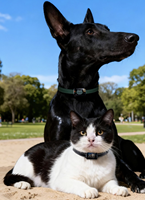 Traceur GPS pour animaux de compagnie en ABS étanche avec positionnement Wi-Fi, clôture électronique, anti-perte, toutes saisons, pour chiens/chats/petits animaux
