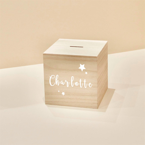 Hộp Đựng Heo Đất Tùy Chỉnh Bán Sỉ Từ Nhà Máy Hộp Đựng Tiền Tiết Kiệm Bằng Gỗ Cá Tính Đơn Giản Cho Trẻ Em Hộp Đựng Tiền Thủ Công - Product Image 6