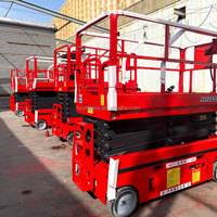 Mini élévateur d'ascenseur de plate-forme de travail aérien 6m 8m 12m 500kg 320kg Capacité de chargement Table élévatrice à ciseaux automotrice