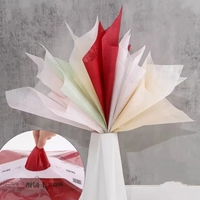 Papier artisanal pour fleurs, papier de luxe imperméable fait à la main, doublure intérieure pour bouquet, papier d'emballage pour fleurs, matériaux floraux pour fleuriste