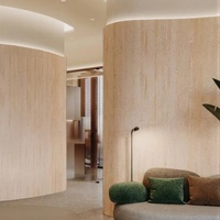 Revêtement mural intérieur en argile modifiée 3D, panneaux de pierre artificielle flexibles en travertin, carreaux modernes imitation pierre pour extérieur