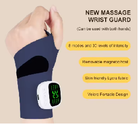 2026年热门产品 USB手腕垫 按摩器 适用于腕管综合症 手关节炎 - Product Image 4