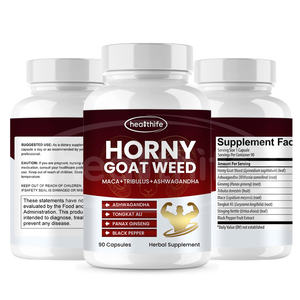 Epimedium Maca Tribulus Terrestris Ashwagandha Zwarte Peper Tongkat Ali Brandnetel Panax Ginseng <span class=keywords><strong>Capsules</strong></span> - Product Image 1