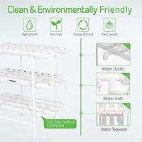 Système de culture hydroponique vertical NFT pour serre avec moteur et pompe automatiques, écologique, pour usage domestique