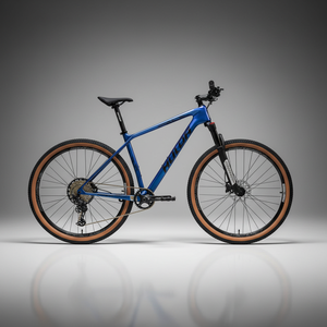 <span class=keywords><strong>VTT</strong></span> haute performance, groupe <span class=keywords><strong>Shimano</strong></span> SLX 11 vitesses, roues en alliage d'aluminium avec axe traversant en fibre de carbone, freins à disque hydrauliques, pneus jaunes - Product Image 1