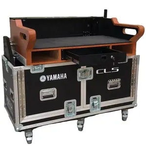 Cinow Yamaha CL5 Casing Jalan Penerbangan Flip Aluminium, untuk Mixer Yamaha CL5 DJ