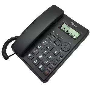 Câblé Bureau Maison Multifonctionnel Un téléphone <span class=keywords><strong>avec</strong></span> identification de l'appelant Ensemble de téléphone <span class=keywords><strong>fixe</strong></span> - Product Image 1