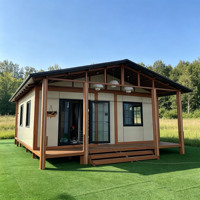 Maison Conteneur en Acier Extensible Moderne - Habitation Modulaire Préfabriquée Élégante pour Appartements et Hôpitaux