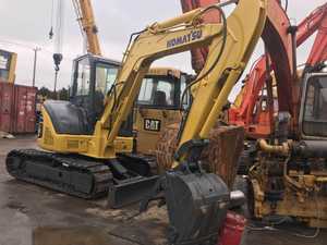 Mini-excavatrice d'occasion de marque japonaise Komatcu PC55mr avec pouce hydraulique - Product Image 3