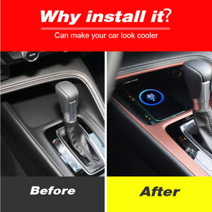 Chargeur sans fil Qi de voiture pour Honda HR-V RS HRV Vezel 2022 <span class=keywords><strong>2023</strong></span> Accessories15w Fast Phone Charging Plate Interior Modification - Product Image 3