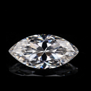 Haute qualité souper blanc <span class=keywords><strong>Marquise</strong></span> coupe laboratoire cultivé Moissanite pierres en vrac VVS/VVS1 clarté couleur jeu/feu GRA certificat - Product Image 1