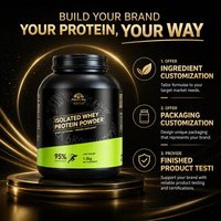 Poudre de protéines isolées de lactosérum WPI personnalisée OEM sous marque privée, avec probiotiques de yaourt fermenté, vitamine B et gluconate de zinc