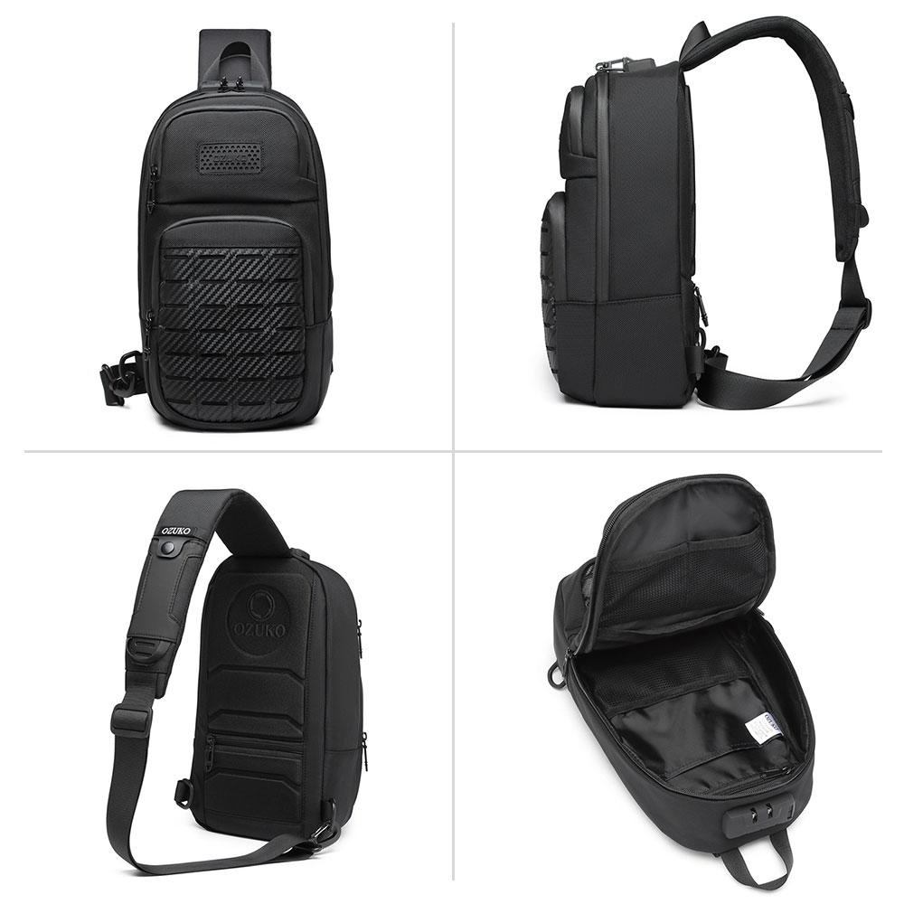 Ozuko 9577 Sport Designer Side Bag - Tactical & Waterproof