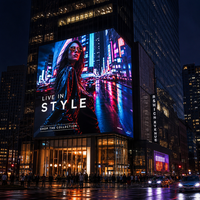 Affichage LED pour Façade de Bâtiment Moderne P6.67, Étanche IP65, Résolution 8K, Lisible en Pleine Lumière du Soleil, Système de Contrôle Stable et Fiable pour Centres Commerciaux