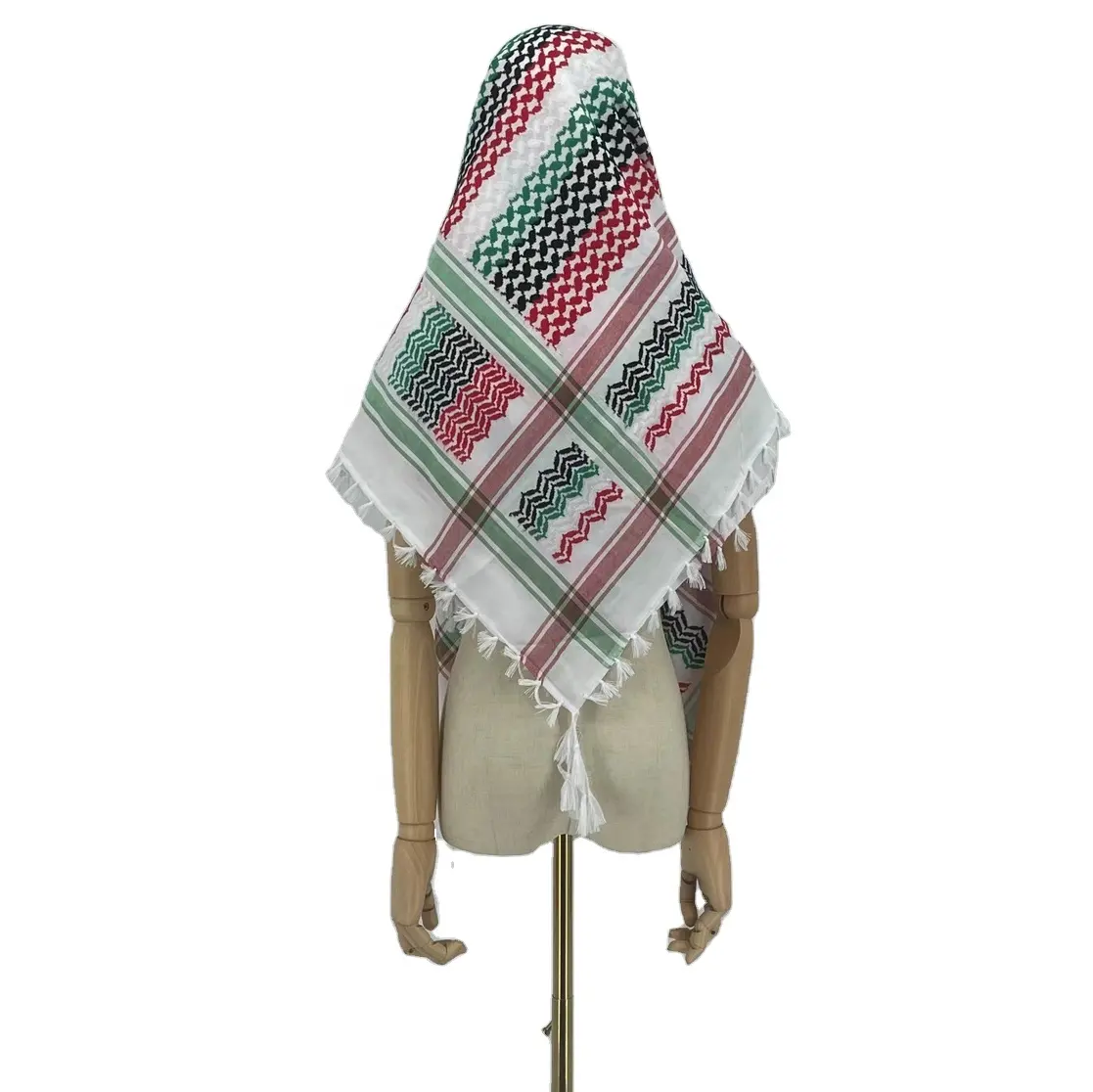 Lenço iemenita árabe saudita para homens, lenço Keffiyeh Hijab de algodão palestino Shemagh Filistin, lenço para cabeça, lenço Keffiyeh da Palestina