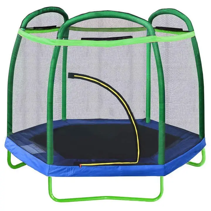 New Design Trampoline With Safety Enclosure For Kids Indoor Trampoline For Sale Great Gift For Kids