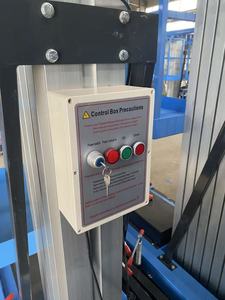 Plateforme élévatrice télescopique verticale à double mât en alliage d'aluminium, hydraulique et électrique, pour travaux aériens, 4m, 6m, 8m, 10m, 12m, 14m - Product Image 5