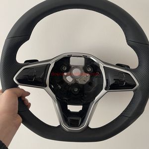 Volant de <span class=keywords><strong>Golf</strong></span> 8 GTI <span class=keywords><strong>2020</strong></span> en cuir véritable en fibre de carbone compatible avec <span class=keywords><strong>Golf</strong></span> MK8 GTI R GTE <span class=keywords><strong>GTD</strong></span> Jetta Passat CC - Product Image 3