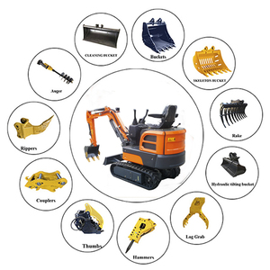 CE chứng nhận 1 tấn Mini Máy xúc của nhà máy sd12s với tùy chọn Boom Swing chức năng 2 4 chân tán koop động cơ thành phần cốt lõi - Product Image 6