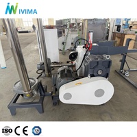 Machine de granulation de films plastiques IVIMA avec moteur et PLC pour le recyclage de films PE/PVC/PET 380V