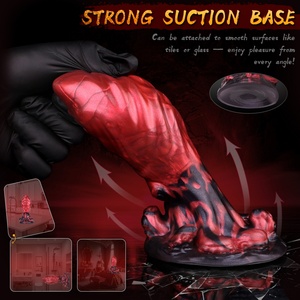 Plug Anal de Silicona con Forma de Pulpo y Llamas Rojas, 4.8cm de Grosor, con Ventosa, Estimulación del Punto G, Juguete Sexual para Hombres y Mujeres - Product Image 3