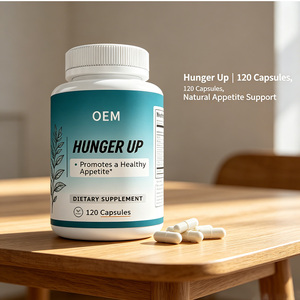 <span class=keywords><strong>Nutri</strong></span> Hunger Up 120 Capsule OEM Integratore che Favorisce un Appetito Sano, Formula di Supporto per la Gestione del Benessere Dietetico - Product Image 2