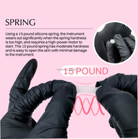 Wenshen Details Déterminer la qualité 306 fil d'aiguille médicale en acier inoxydable CRISTAL ROSE Cartouche universelle Aiguille de tatouage