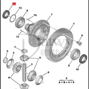 <span class=keywords><strong>Caja</strong></span> <span class=keywords><strong>de</strong></span> cambios OE 312146 312144 1623179680 <span class=keywords><strong>Peugeot</strong></span> Citroen 30X47X10 con sello <span class=keywords><strong>de</strong></span> aceite <span class=keywords><strong>de</strong></span> hoja (marca original D) - Product Image 6