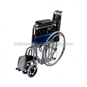 Brother Medical Wholesale Manufacturer Custom Manual Wheel Chair Steel Aluminum Portable Lightweight Foldable Manual <strong>Wheelchair</strong>