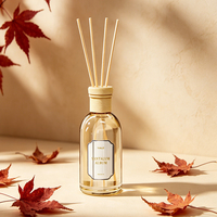 Diffuseur de parfum d'ambiance de luxe 230 ml avec bâtonnets – Parfum d'intérieur longue durée, désodorisant naturel pour salon