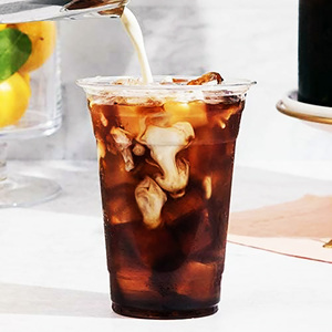 Vaso <span class=keywords><strong>de</strong></span> Plástico Transparente Desechable PET <span class=keywords><strong>de</strong></span> 10oz, 12oz, 20oz, 24oz con Tapa y Logotipo Personalizado Impreso - Product Image 6