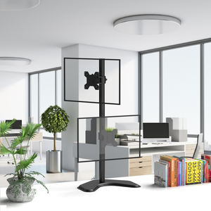 Charmount – <span class=keywords><strong>support</strong></span> de Double moniteur <span class=keywords><strong>PC</strong></span> réglable en hauteur, <span class=keywords><strong>support</strong></span> de Double moniteur autoportant - Product Image 6