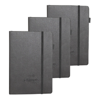 Organiseur de carnet en cuir PU personnalisable A4/A5, couture à la main, couverture rigide, agendas, reliure thermique élastique, 80 feuilles, impression UV