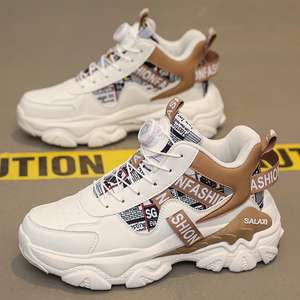 Sepatu ayah sol tebal high-top kasual, cocok untuk l students.<span class=keywords><strong>ca</strong></span> kelas sedang - Product Image 4