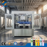 Machine d'étiquetage automatique rotative à colle thermofusible pour bouteilles rondes en plastique et en verre, 18000 bph