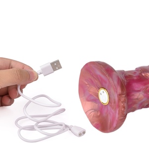 YOCY <b>Remote</b> Control Wireless Long Wolf Dildo Soft Silicone G-Spot Orgasm Masturbator Anal Protaste Sex Tools for Woman Man 18+ - Product Image 6