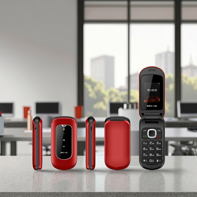 One Click Call Chipset U365 2G Rugged Flip Phone Mobile Phones Flip Flip Mobile Phones