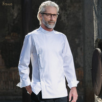 Uniforme de Chef cuisinier, veste d'uniforme pour Restaurant italien au design de haute qualité