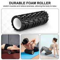 Ensemble de rouleaux en mousse pour Pilates et yoga, matériau EVA durable et écologique, outil de massage avec bande de résistance
