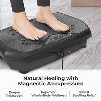 Plateforme vibrante électrique verticale M Todo en ABS pour fitness, machine d'exercice à oscillation, capacité de charge de 120 kg