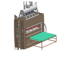 Presse à chaud automatique à cycle court pour mélamine, 6x9 pieds, 1200 tonnes, contrôlée par PLC, avec pompe de haute qualité