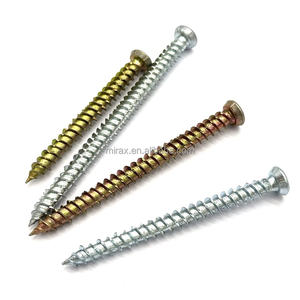 Vis à béton galvanisé Tx30 pour cadre de fenêtre et de porte, vis turbo 7,5 mm, vis d'ancrage direct pour béton - Product Image 3