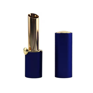 Custom Made <b>Aluminum</b> Lipstick <b>Tube</b> 11.1mm Slanted Opening Snap On Magnetic Round <b>Cosmetic</b> <b>Packaging</b> Jiangsu Origin - Product Image 2