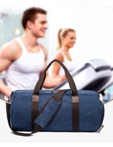 Moda vegan grande capacidade weekender saco casual transportar mochila ocidental lona ginásio bagagem sacos de viagem
