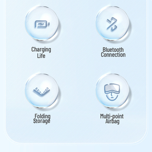 Oem thông minh không dây mệt mỏi cứu trợ âm nhạc Mặt nạ chăm sóc mắt có thể gập lại túi khí nén rung mắt Massager thiết bị - Product Image 3