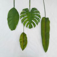 YL Simulation Feuilles de bananier, de tournesol et de tortue, Plantes artificielles pour la forêt tropicale, les mariages et l'aménagement paysager