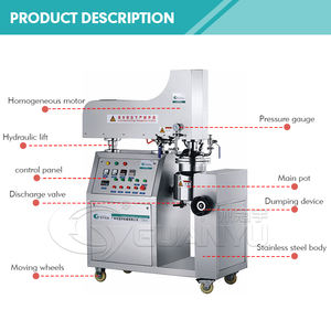 Machine à émulsionner pour la fabrication de crème de <span class=keywords><strong>rasage</strong></span> blanchissante Gy Cosmetics, pour la fabrication de crème pour le corps - Product Image 3