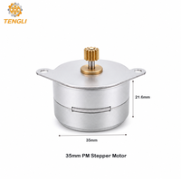 Moteur pas à pas à aimant permanent Tengli 35BY 2,8 V 300-650 Gf.cm 7,5 degrés 2-2 phases à faible bruit pour l'automatisation des dispositifs médicaux
