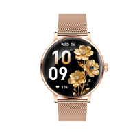 Direct Usine Nouvelle Smartwatch AK107 2026 1.19" Appel Bluetooth IPX8 Fréquence Cardiaque SpO2 Multi-Sports Fitness Sommeil Calories Musique Femme Silicone